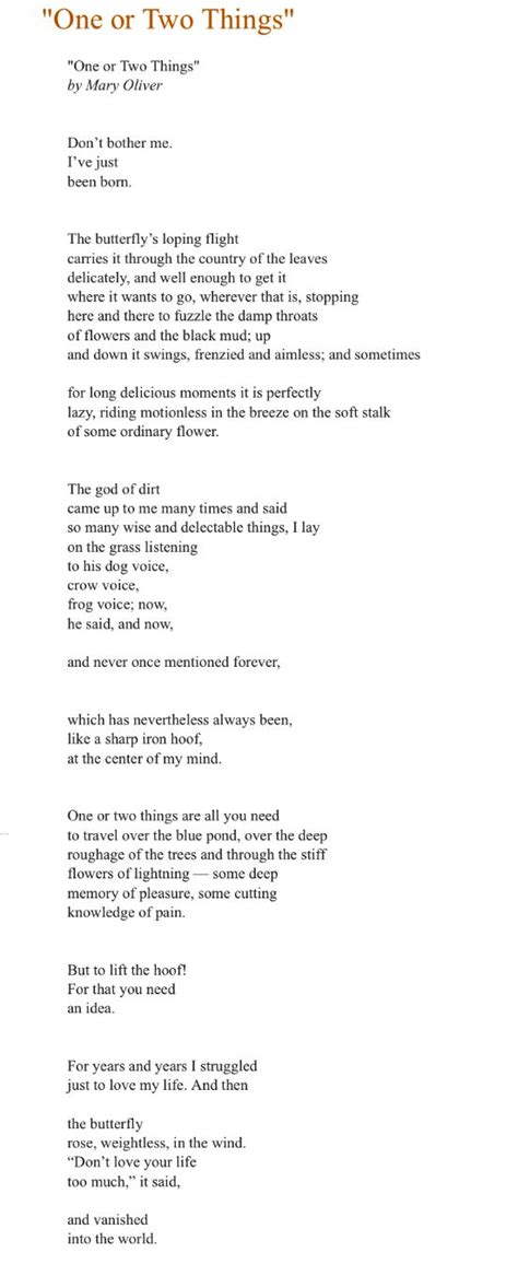 Still One Of My Favorite Poems By Mary Oliver Poem Quotes Mary