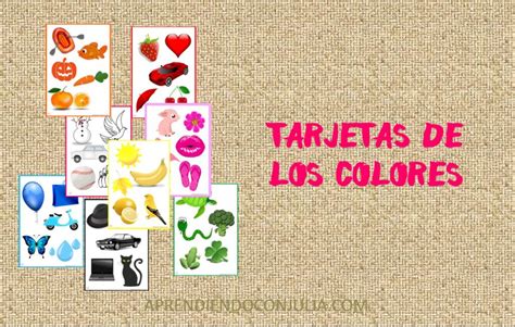 Tarjetas De Los Colores Para Imprimir Vocabulario Preescolar Y