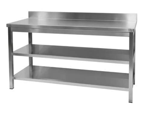 The table is very well built. Stainless steel countertop - WALL TABLE - MAFIROL - steel ...