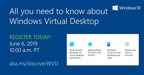 Save The Date Windows 10 And Windows Virtual Desktop