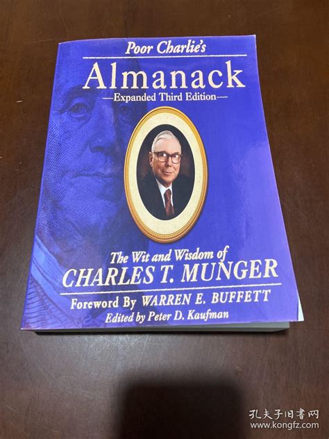 Poor Charlie S Almanackthe Wit And Wisdom Of Charles T Munger Expanded Third Edition Charle