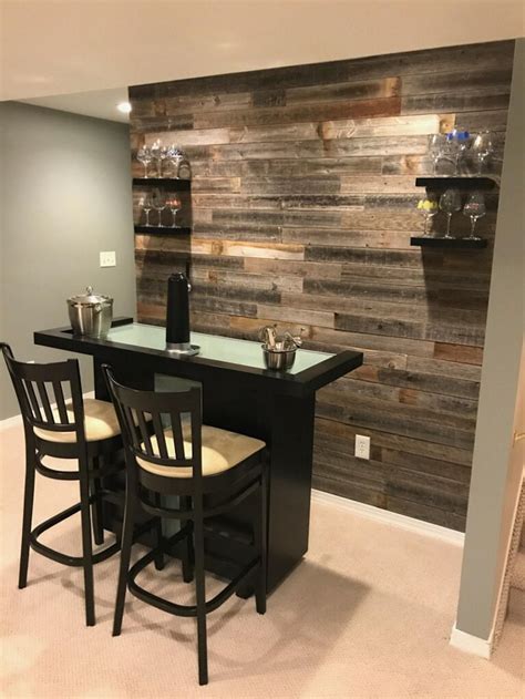 20 Weathered Wood Accent Wall Decoomo