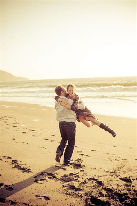 Engagement Photos From Baker Beach In San Francisco So Much Love Engagement Shoots Poses