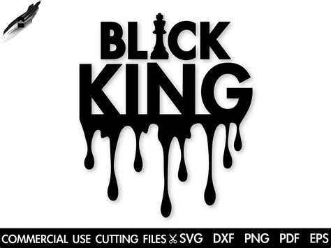 Black King Svg King Drippin Svg Black King Chess Svg Dope Svg