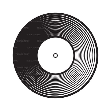Vinyl Disc Record Cut Files For Cricut Clip Art Silhouette Etsy Israel