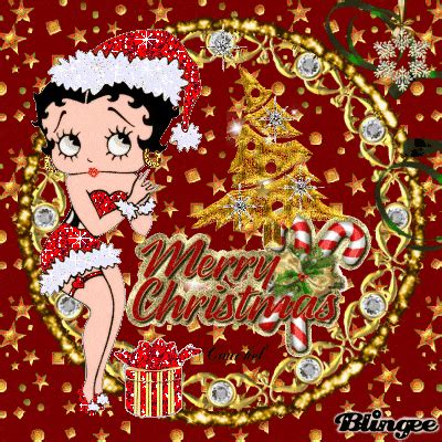 Merry Christmas Betty Boop Picture Blingee Com