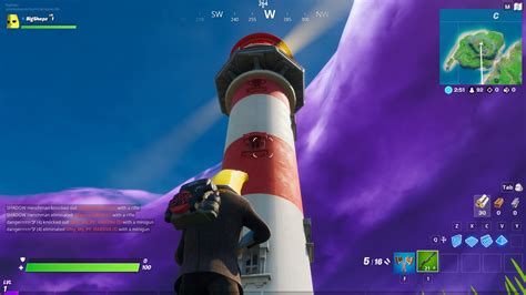 Where To Land At Fortnite Apres Ski Mount Kay And Lockies Lighthouse