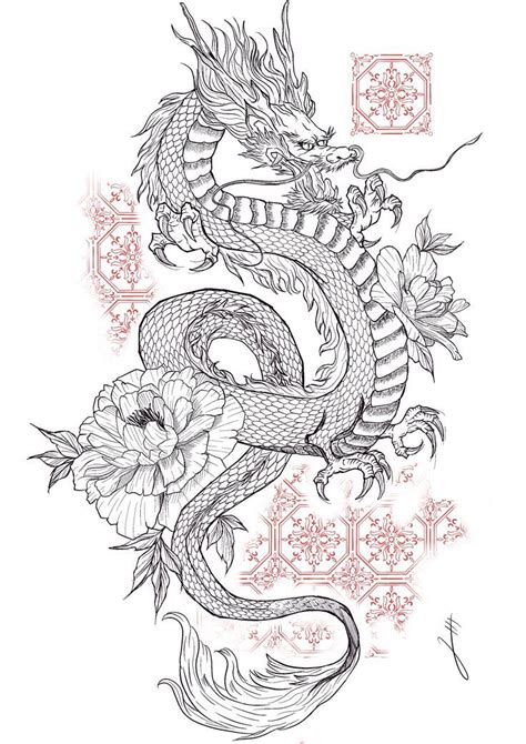 Dragon Tattoo Stencil Tattoo Stencil Outline Dragon Tattoo Designs
