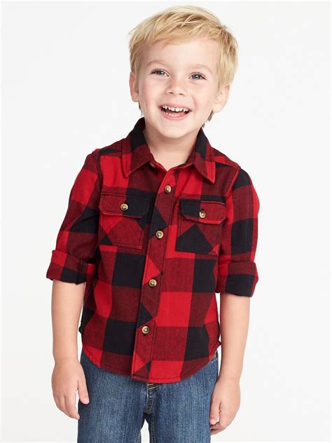 Plaid Flannel Shirt For Toddler Boys Old Navy Toddler Fashion