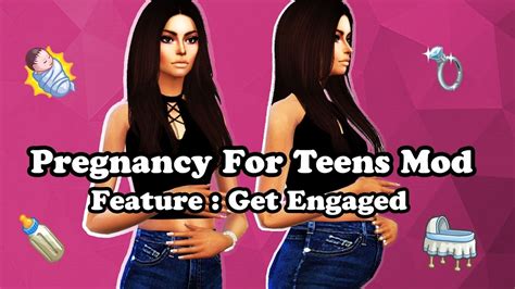 Pregnancy For Teens Get Engaged Mod The Sims 4 Catalog Sims 3 Los Sims 4 Mods Sims 4 Body