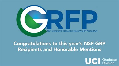 43 Uci Graduate Scholars Earn Nsf Grfp Honors Uci Graduate Division