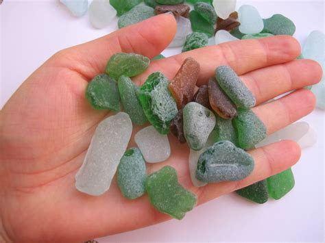 Lot Of 63 Genuine Multicolored Nicely Polished Sea Glass From Etsy