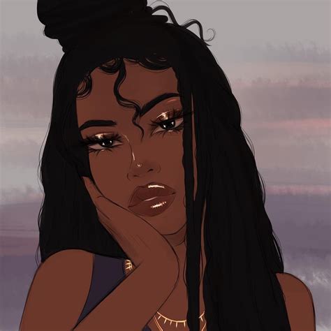Pin By Brianaa💜 On A R T Black Girl Magic Art Black Girl Art Black Girl Cartoon