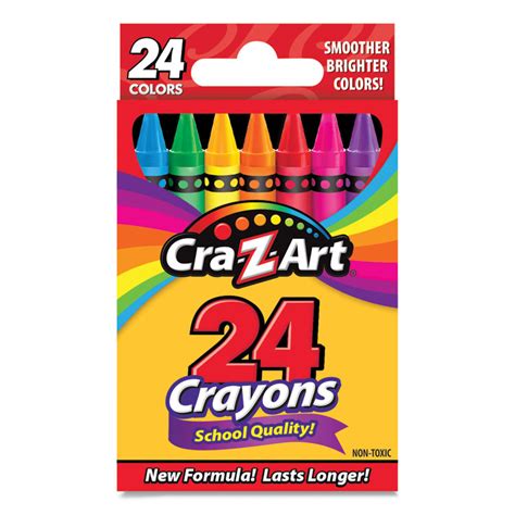 Cza1020148 Cra Z Art 1020148 School Quality Crayon Assorted Colors