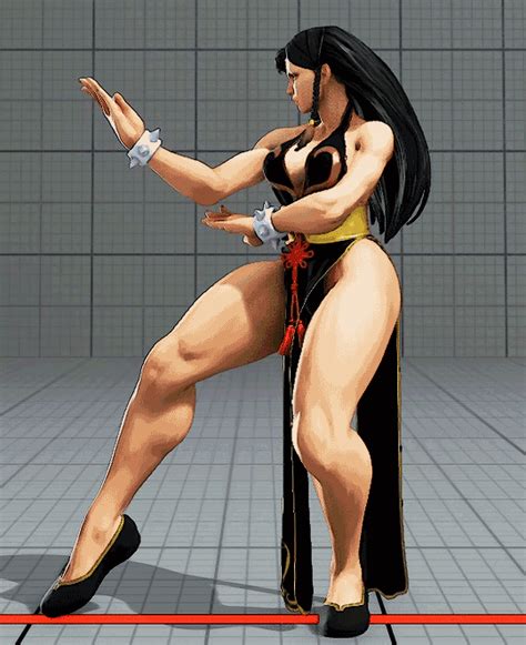 Chun Li Capcom Street Fighter Street Fighter V Animated Animated  1girl Alternate