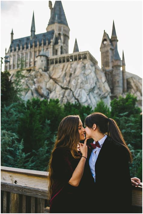 a magical wizarding world of harry potter engagement shoot love inc mag