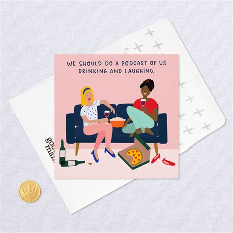 Girls Night Podcast Funny Birthday Card Greeting Cards Hallmark