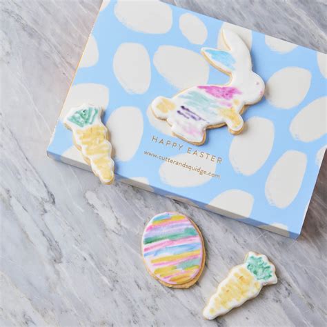 Iced Easter Biscuits Cutter And Squidge