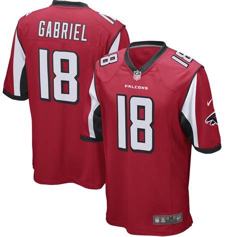On april 8, the atlanta falcons gave fans a welcome distraction when they unveiled their first uniform redesign in 17 years. Nike Taylor Gabriel Atlanta Falcons Red Game Jersey