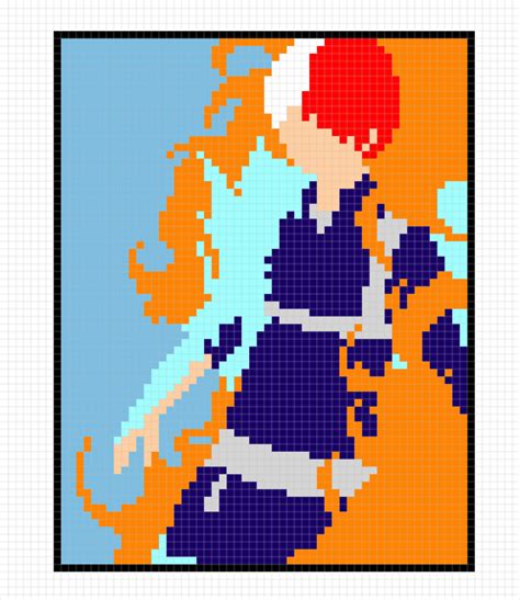 Pin By Diamondmudkip14 On Pixel Art Pixel Art Perler Patterns Anime
