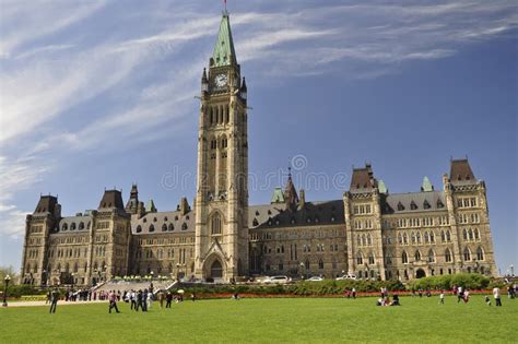 The Canadian Parliament Building In Ottawa Editorial Photo Image Of