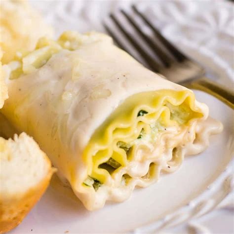Chicken Alfredo Lasagna Roll Ups Ashlee Marie Real Fun With Real Food