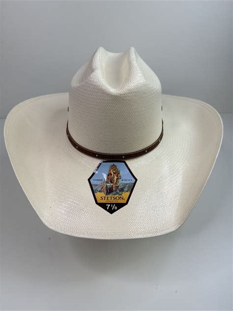 Stetson Haywood 10x Shantung Straw Cowboy Western Hat Gem