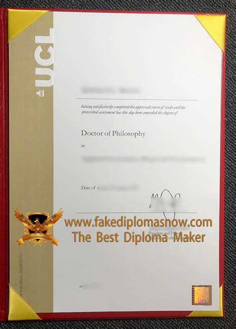 Buy A Fake Ucl Doctor Of Philosophy Degree Buy A Fake Diploma