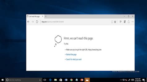 Fix Hmm We Can T Reach This Page Error In Microsoft Edge