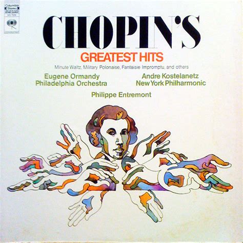 Chopins Greatest Hits By Frédéric Chopin 1969 Lp Columbia
