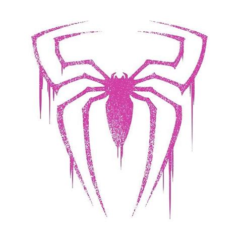 Spider Symbol Pink Version Spider Gwen Art Spider Spider Art