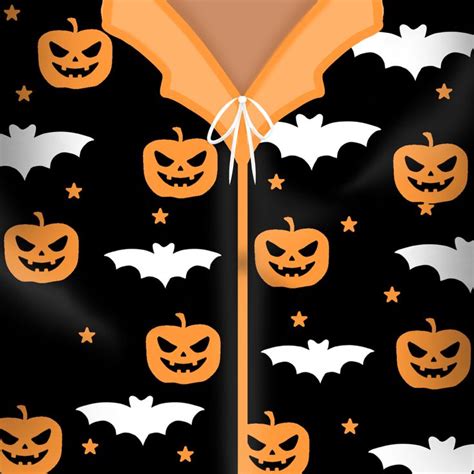 Roblox T Shirt Black And Pumpkin Bat Themed Halloween Pyjamas 🖤🧡