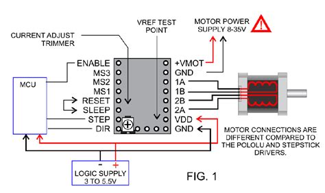 Управление шаговым двигателем с помощью Arduino и драйвера A4988