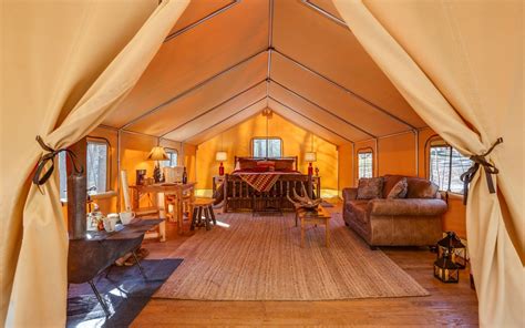 Hiking near asheville, north carolina, offers many different perspectives on the surrounding mountains. Glamping Tents - Nelson County, VA Lodging | The Cabins at ...