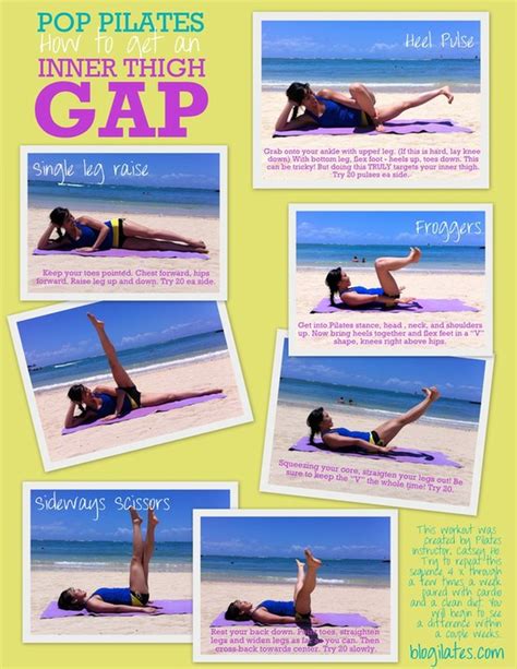 Thigh Gap Workout 1 Thinspo