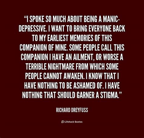Top 1 Quotes And Sayings About Manic Depression