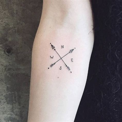 Simple Compass Tattoo 59 Neck Tattoo Tattoos For Guys Small Compass