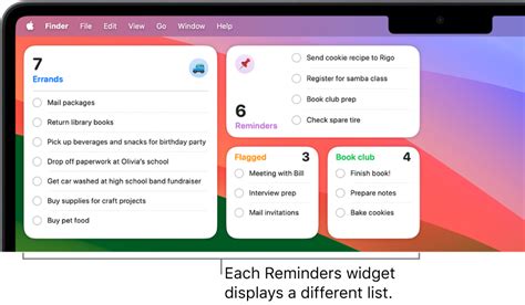 Use Reminders Widgets On Mac Apple Support Uk