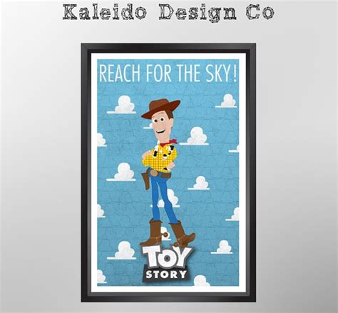 Toy Story Sheriff Woody 11 X 14 Print Graphic Quote Wall Art