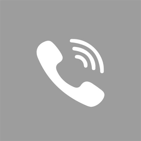 White Call Icon Png Phone Icon Call Design Elemet Png And Vector