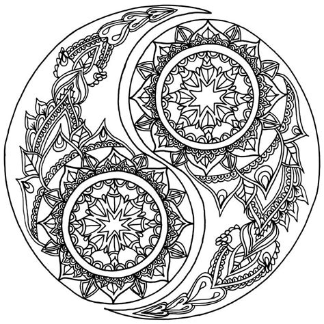 100% free coloring page of a yin yang. Pin on yin yang