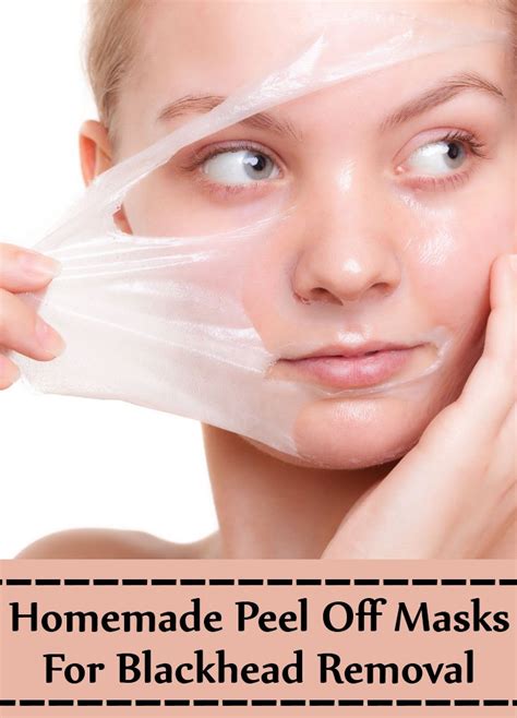 5 Homemade Peel Off Masks For Blackhead Removal Find Home Remedy