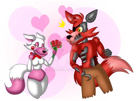 Mangle Loves Foxy For His Imperfections By Amanddica On Deviantart