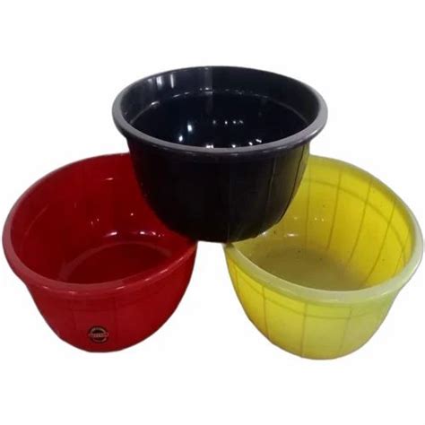 Red Polypropylene Plastic Water Tub Capacity L Size X X