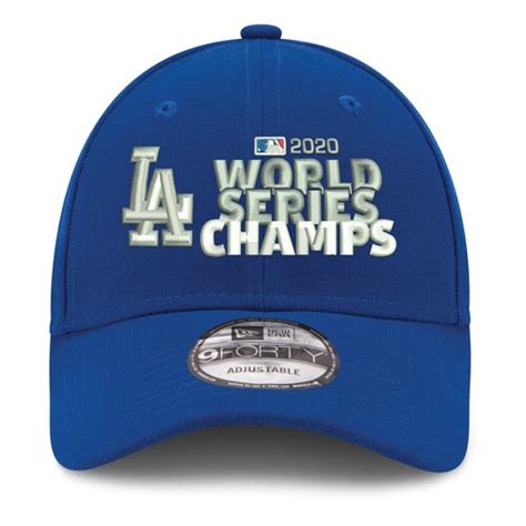 Los Angeles Dodgers New Era 2020 World Series Champions Block 9forty