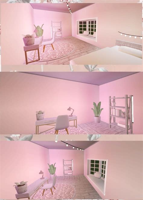aesthetic seashell pink room bloxburg tiny house layout pink room house layouts