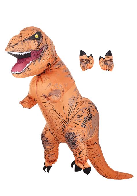 Kids Child Inflatable Dinosaur Dino T Rex Costume Outfit Suit Halloween