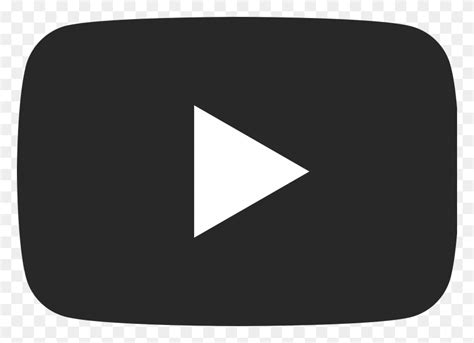 Logo Youtube Icon Black And White Foto Kolekcija