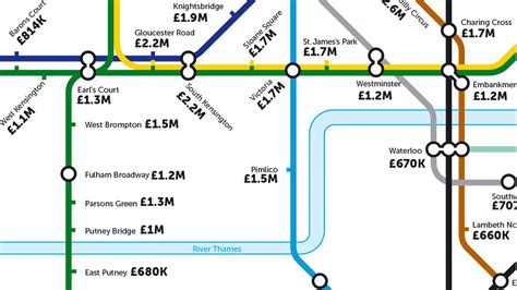 Tube Map Shows Average House Prices Across London The Week Uk