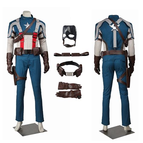 Steve Rogers Costume Captain America The First Avenger Cosplay From Realsis 24569 Dhgatecom